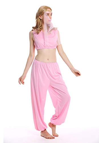 DRESS ME UP - W-0206-M/L Kostüm Damen Frauen Haremsdame Kurtisane Djinn 1001 Nacht Bauchtänzerin Gr. M/L von dressmeup