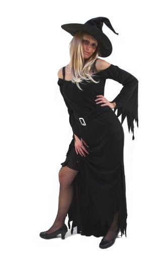 dressmeup Kostüm Hexe Wicked Witch Kleid Halloween Vampir Gr. 40 von dressmeup