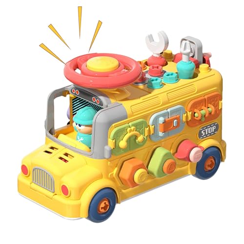 drtid Busy Cube Toys, sensorischer Aktivitätswürfel, interaktives, Würfel zur Entwicklung der Feinmotorik, Busy Activity Cube für den Reiseautositz, sensorisches Spielzeug für Kinder, Fam von drtid