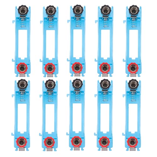 10 Stück Physik-Experiment-Batteriekasten, elektrisches Laborzubehör, Experimentier-Sets von dsmsdre