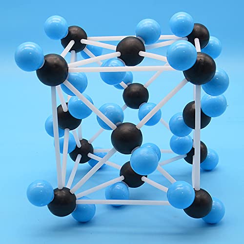 Kohlenstoffdioxid-Kristall-Molekülstrukturmodell Kohlenstoffdioxid-Kristallstrukturmodell Chemische Experimentierausrüstung, die in Lehrmitteln der Mittelschule verwendet Wird von dsmsdre