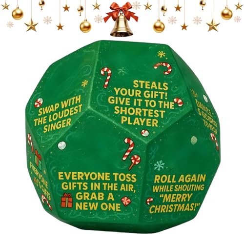 dzqad Christmas Exchange Würfelspiel,Weihnachtsfeier Strumpf Füller | Weihnachtssocken Füller Festliche | Für Mädchen Frauen Männer Erwachsene Familie Freunde dzqad Christmas Exchange Würfelspiel,Weihnachtsfeier Strumpf Füller | Weihnachtssocken Füller Festliche | Für Mädchen Frauen Männer Erwachsene Familie Freunde von dzqad