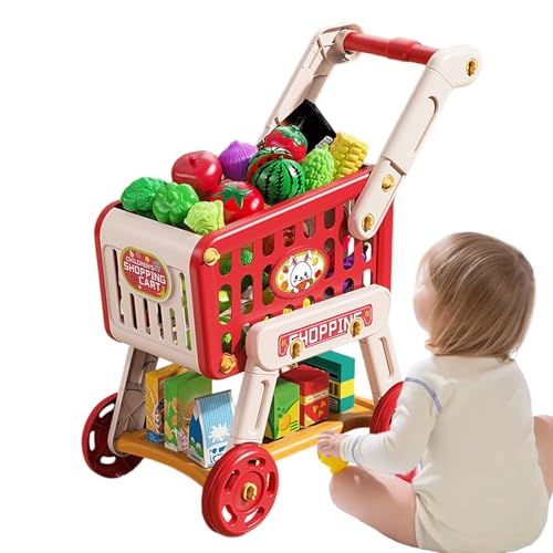 dzqad Einkaufswagen Für Kinder - Kinder Einkaufswagen Spielzeug Spielküche Zubehör,Lernspielzeug Mit Und Gemüse Für Kleinkinder Mädchen Familien Interaktive Spiele Rollenspiel dzqad Einkaufswagen Für Kinder - Kinder Einkaufswagen Spielzeug Spielküche Zubehör,Lernspielzeug Mit Und Gemüse Für Kleinkinder Mädchen Familien Interaktive Spiele Rollenspiel von dzqad
