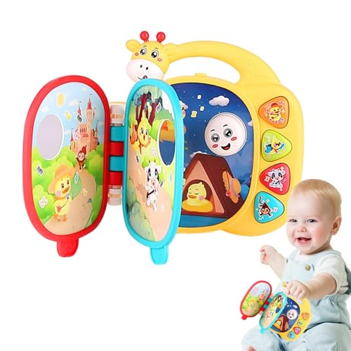 dzqad Musikspielzeug für Babys, Kinderreimbuch für Kleinkinder - Multifunktionales Musikreimbuch, musikalisches Lernspielzeug,Neuartiges musikalisches Kleinkindspielzeug, Lernspielzeug für den von dzqad