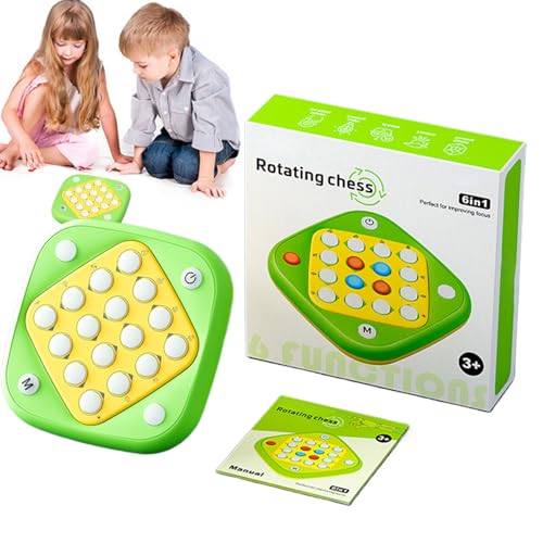 dzqad Schachspiel - Gesellschaftsspiel Klassiker Für Strategie Fans - Drehbares Logikspiel als Gesellschaftsspiel für 2 Spieler und Familienabende mit Kindern dzqad Schachspiel - Gesellschaftsspiel Klassiker Für Strategie Fans - Drehbares Logikspiel als Gesellschaftsspiel für 2 Spieler und Familienabende mit Kindern von dzqad