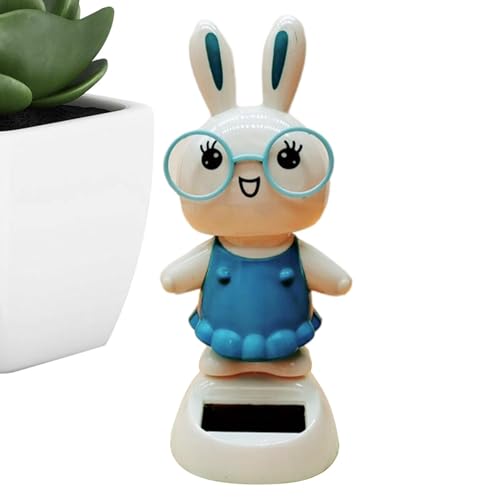 dzqad Solar Wackelkopfhase, Solar tanzendes Kaninchen - Solartanzfiguren - Solarbetriebenes Spielzeug, Hasenstatue mit schüttelndem Kopf, tanzendes Spielzeugkaninchen mit schüttelndem Kopf, dzqad Solar Wackelkopfhase, Solar tanzendes Kaninchen - Solartanzfiguren - Solarbetriebenes Spielzeug, Hasenstatue mit schüttelndem Kopf, tanzendes Spielzeugkaninchen mit schüttelndem Kopf, von dzqad