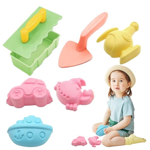 dzqad Strandspielzeug,Sandformen & Schaufelset - Pädagogische Lernspiele Outdoor Aktivitäten Für Kinder Reise Sommer Wasserparty dzqad Strandspielzeug,Sandformen & Schaufelset - Pädagogische Lernspiele Outdoor Aktivitäten Für Kinder Reise Sommer Wasserparty von dzqad