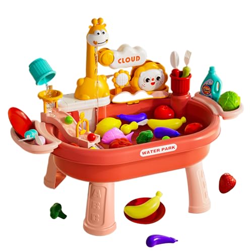 dzqad Wasserspiel Tisch Für Kleinkinder | Wasser Und Sand Aktivitätstisch Mit Zubehör,Mit Spielküche Rollenspiel-Zubehör und Angelspiel für Kindergarten Park Kinderbetreuung Innenbereich Terrasse dzqad Wasserspiel Tisch Für Kleinkinder | Wasser Und Sand Aktivitätstisch Mit Zubehör,Mit Spielküche Rollenspiel-Zubehör und Angelspiel für Kindergarten Park Kinderbetreuung Innenbereich Terrasse von dzqad