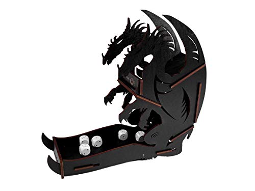 e-Raptor 19037 - Dice Towers Large: Dragon (Black) von e-Raptor