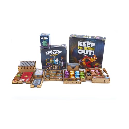 POLANDGAMES ERA89253 Insert: Keep The Heroes Out + Expansions Organizer von e-Raptor