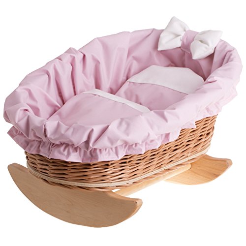 Wicker baby doll rocking cradle, Doll cradle toy, Wicker natural doll cradle, Rocking bed furniture for dolls, Rocking bed toy by Wicker24 Wicker baby doll rocking cradle, Doll cradle toy, Wicker natural doll cradle, Rocking bed furniture for dolls, Rocking bed toy by Wicker24 von e-wicker24 Alles aus Weide