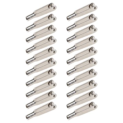 eMagTech 20 x Mini Snap Links M3 Gewindeclips, Estrich-Clips aus Metall, selbstsichernd, Befestigungsflügel für ferngesteuerte Flugzeugmodelle von eMagTech