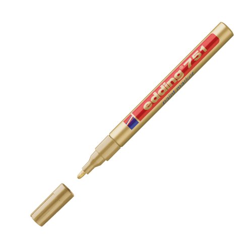 Lackmarker edding 751, ca. 1,0-2,0mm, gold von edding