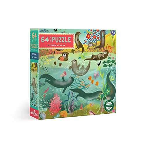 EEBOO - 64-teiliges Puzzle - Otters von eeBoo