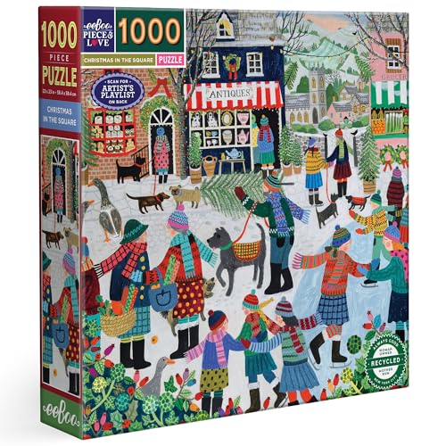 Eeboo - Puzzle mit 1000 Teilen Christmas in The Square – Weihnachtspuzzle 1000 Teile – Maße 58,5 cm x 58,5 cm Eeboo - Puzzle mit 1000 Teilen Christmas in The Square – Weihnachtspuzzle 1000 Teile – Maße 58,5 cm x 58,5 cm von eeBoo