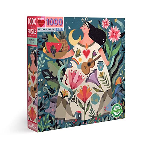 eeBoo Mother Earth 1000 Teile Mutter Natur - Puzzle aus Recyclingkarton, PZTMOE von eeBoo