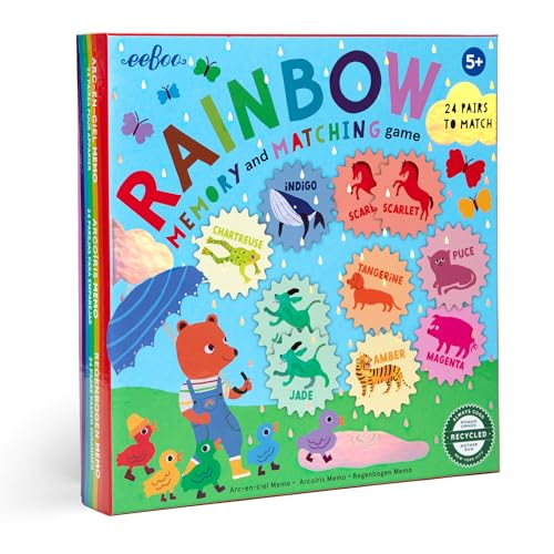 eBoo Rainbow Memory and Matching Game, 1 EA von eeBoo