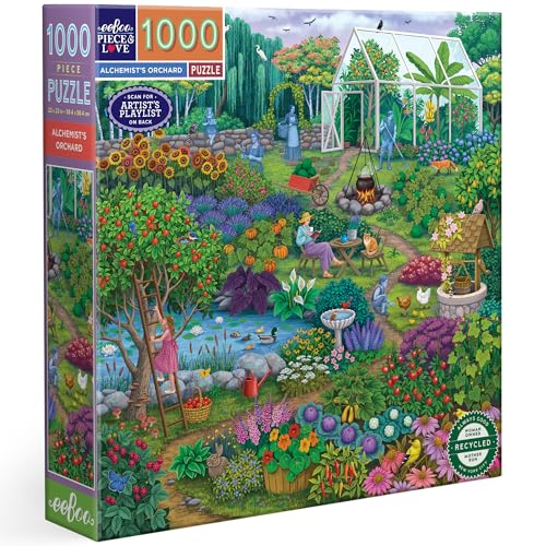eeBoo PZTACO, Motiv: Das Gewächshaus des Alchemisten recyceltem Karton – buntes Puzzle mit 1000 Teilen, Maße 58,5 cm eeBoo PZTACO, Motiv: Das Gewächshaus des Alchemisten recyceltem Karton – buntes Puzzle mit 1000 Teilen, Maße 58,5 cm von eeBoo