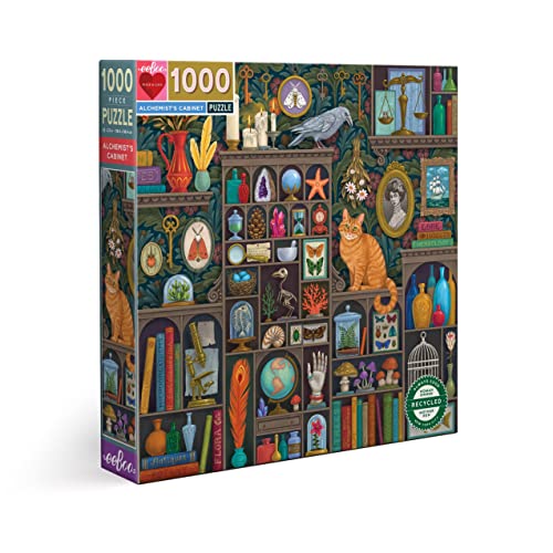 eeBoo PZTALC Alchemists Cabinet 1000 Piece, 1 EA Puzzle, Mehrfarbig/Meereswellen (Ocean Tides) von eeBoo