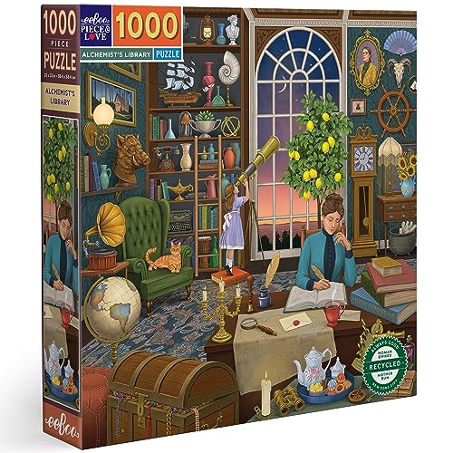 eeBoo PZTAHL Alchemist Puzzle, Schwarz von eeBoo