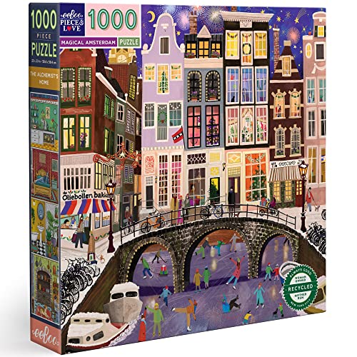 eeBoo - Puzzle 1000 Teile - Magisches Amsterdam - (EPZTAMD von eeBoo