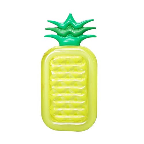 eexuujkl Wasserschwimmer, robust und schwer, Gute Unterstützung und Komfort, weicher und bequemer aufblasbarer Ananas Schwimmer aus PVC, Wasserhalterung, Gelb von eexuujkl