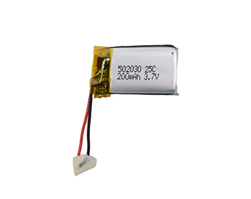 efaso Akku 3,7V / 200mAh / Li-Po/ohne Stecker/Ersatzakku/RC Modelle/für ferngesteuerte Modelle von efaso