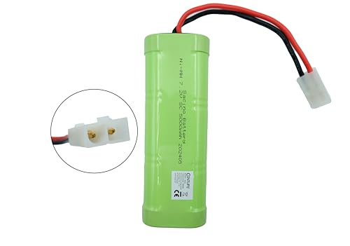 efaso Akku 7,2V 5000 mAh NI-MH Tamiya Stecker kompatibel mit HPI Kyosho Amewi 1:10 Modelle Tiger 1 von efaso