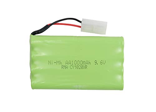 efaso Akku 9,6V / 1000mAh / NI-Mh/Ersatzakku für RC Modelle von efaso