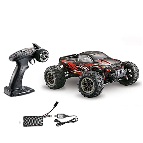 efaso Ferngesteuertes Auto 9135 Monstertruck 36 kmh schnell 1:16 - RC Auto mit starkem Motor Metallgetriebe wasserspritzgeschützt Offroad und Gelände geeignet von efaso