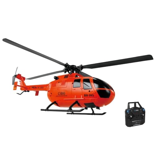 efaso RC Helikopter BO-105 Hubschrauber ferngesteuert C186 - Verschiedene Ersatzteile kompatibel mit AFX-105 / FM105 (RC Helikopter C186 - Standard Set) von efaso