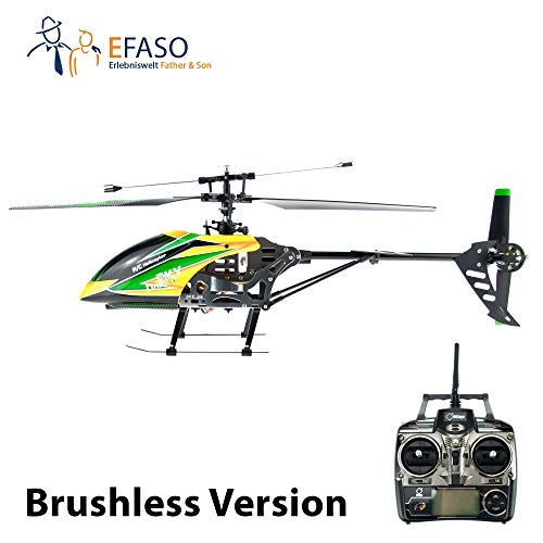 efaso RC Helikopter V912 mit Brushless Motor - 2,4 GHz, 4-Kanal Single Blade Gyro Hubschrauber komplett RTF von efaso