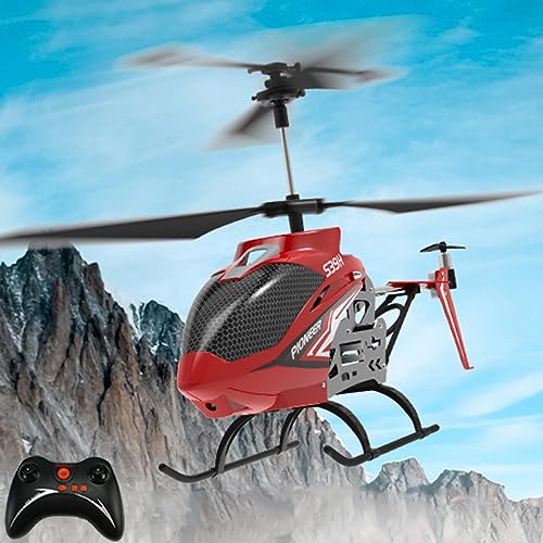 efaso RC Helikopter S39H-Hubschrauber ferngesteuert mit LED/Gyro-3-Kanal Ferngesteuerter Hubschrauber mit Höhehalten und Auto. Indoor/Outdoor (S39H -Standard Set) von efaso