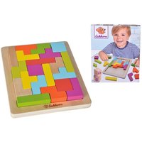 Eichhorn 100002467 - Tetris Formenlegespiel aus Holz von eichhorn