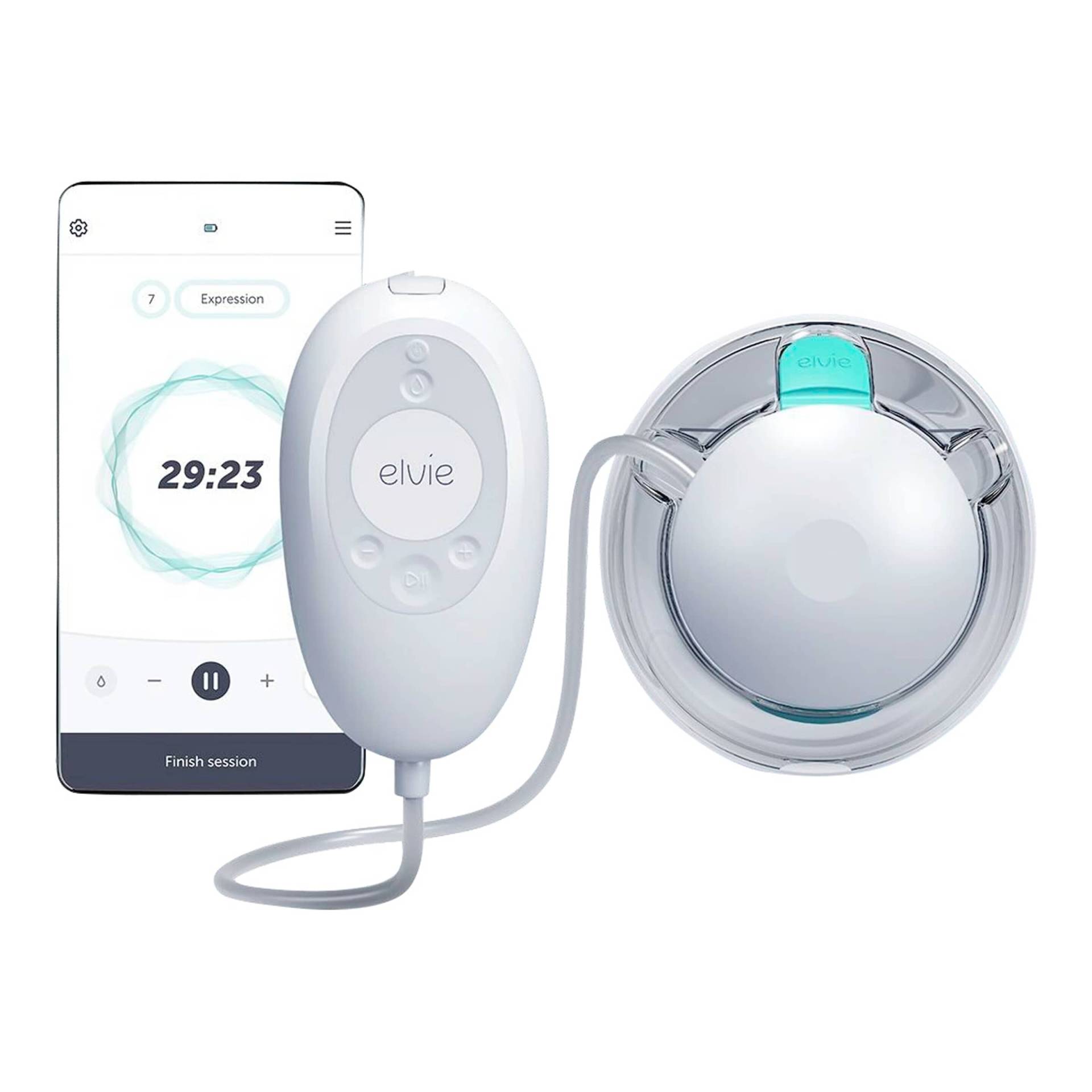 Elvie Elektrische Doppel-Milchpumpe, Stride2 Elvie Elektrische Doppel-Milchpumpe, Stride2 von elvie