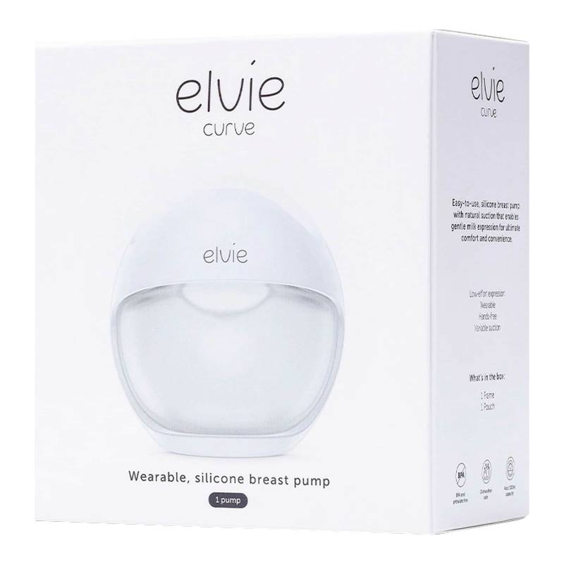 Elvie Handmilchpumpe Curve von elvie