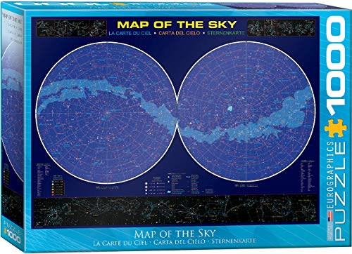 1000 Teile Puzzle - Puzzle - Karte des Sternenhimmels von empireposter