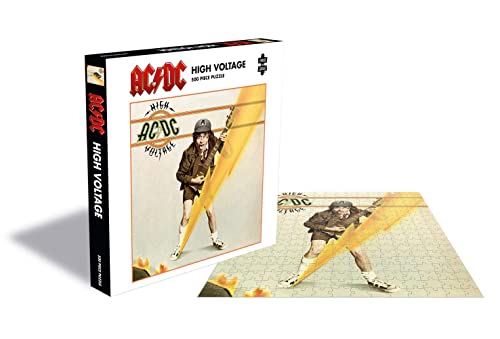 AC/DC High Voltage - 500 Teile LP Cover Puzzle - Grösse 39x39 cm von empireposter