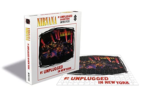 Nirvana MTV Unplugged In New York - 500 Teile LP Cover Puzzle - Grösse 39x39 cm von empireposter