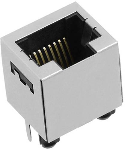 Encitech RJJS-88-A22-E1V RJ45 Steckverbinder 3251-0015-01 Buchse, Einbau vertikal Polzahl 8P8C Metal von ENCITECH