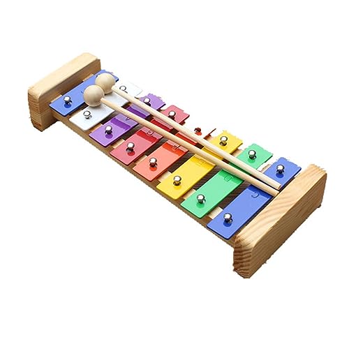 8 Hinweis Xylophon, 8 Notizen Xylophon Aluminiumplatte Musikalische Percussion Instrument Klarer Stimme und Klang für Kinderspielzeugpädagogische Entwicklung 8 Hinweis Xylophon, 8 Notizen Xylophon Aluminiumplatte Musikalische Percussion Instrument Klarer Stimme und Klang für Kinderspielzeugpädagogische Entwicklung von equlup