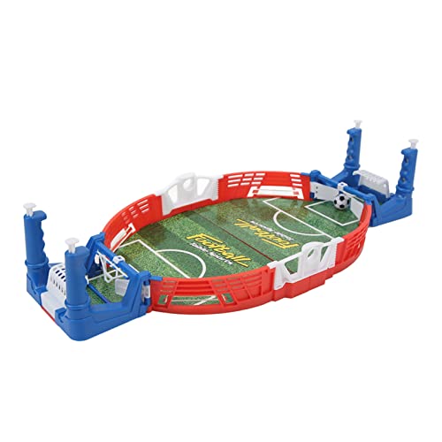 Mini-Tischfußballspiele, 7,1 x 14,9 x 1,4 Zoll ABS-Desktop, kleine Fußball-Brettspiele, Flying Field Goal, Tischfußballspiele-Set für Kinder und Erwachsene von equlup