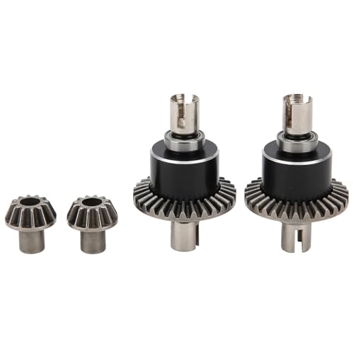 equlup 2 Sätze Antriebsdifferentialgetriebe, Antriebsradsatz 27,8 mm/1,1 Zoll Metall-RC-Auto-Differentialgetriebe Passend für 144001 1/14 RC-Auto von equlup