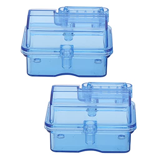 equlup 2 Sätze RC-Empfängerbox, 53 X 38 X 34 Mm/2,1 X 1,5 X 1,3 Zoll Funkempfängerschutz Wasserdichter Empfangskoffer Für RC-Auto-Bootsschiffmodelle von equlup