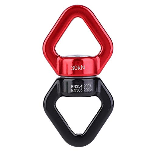 equlup 30kn Swing Drehgelenk, im Freien 360 Grad Rotationsgerät Multi Purpose Climbing Seil Swivels Anschluss zum Klettern Yoga von equlup