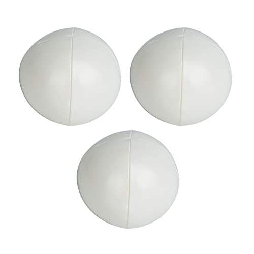 equlup 3PCS Jonglierbälle PU Jonglierbälle Wasserdichtes Jonglierball-Kit Leichte Jonglierbälle Für Anfänger Und Profis(Weiß) von equlup