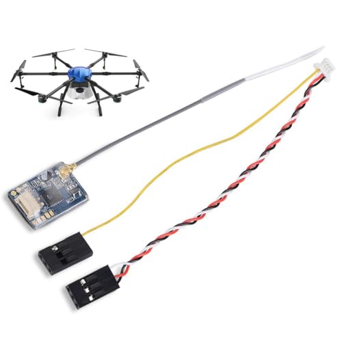 equlup FSA8S 2,4G 8CH Mini-Empfänger, 2,4G 8CH Mini-Empfänger mit w PPM iBus SBUS-Ausgang für FSi4 FSi6 FSi6S RC Drone Quadcopter Ersatzteil von equlup