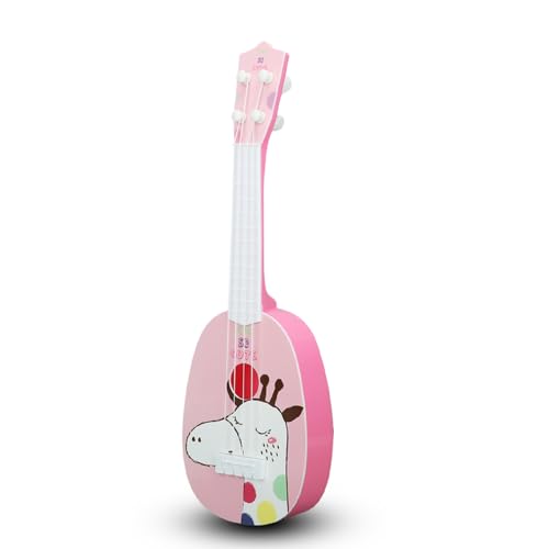 equlup Kinder Ukulele, Mini Kinder Ukulele Spielzeug Gitarre Spielzeug Aufklärung Kinder Spielzeug Ukulele Cartoon Ukulele Musikinstrument für Kinder Früherziehung Spielen (Stil 3) von equlup