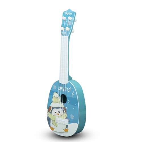 equlup Kinder Ukulele, Mini Kinder Ukulele Spielzeug Gitarre Spielzeug Aufklärung Kinder Spielzeug Ukulele Cartoon Ukulele Musikinstrument für Kinder Früherziehung Spielen (Stil 5) von equlup