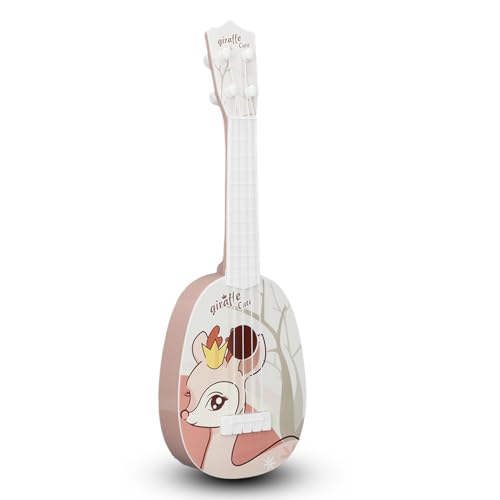 equlup Kinder Ukulele, Mini Kinder Ukulele Spielzeug Gitarre Spielzeug Aufklärung Kinder Spielzeug Ukulele Cartoon Ukulele Musikinstrument für Kinder Früherziehung Spielen (Typ 1) von equlup